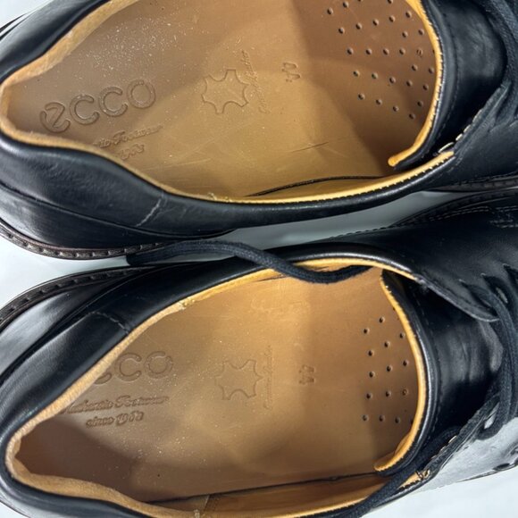 Men's Ecco 'Holton' Apron Toe Oxfords Size 44 US 10.5 - Picture 11 of 12